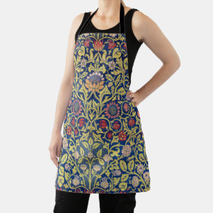 Violet and Columbine, William Morris Apron