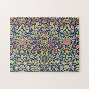 Violet and Columbine, William Morris Jigsaw Puzzle