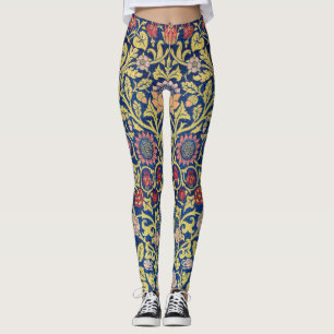 Violet and Columbine, William Morris Leggings