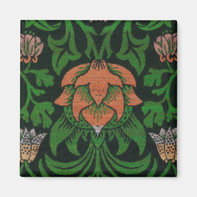 Violet and Columbine, William Morris Magnet (Front)