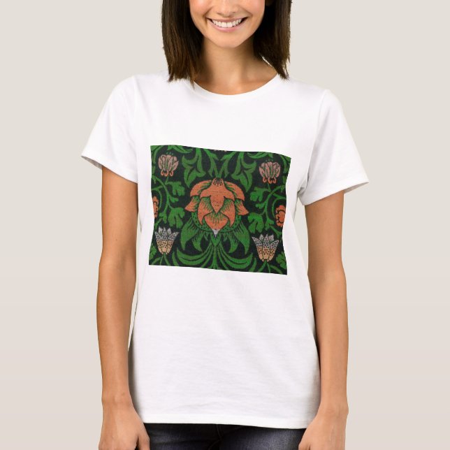 Violet and Columbine, William Morris T-Shirt (Front)