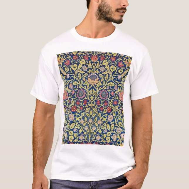 Violet and Columbine, William Morris T-Shirt (Front)