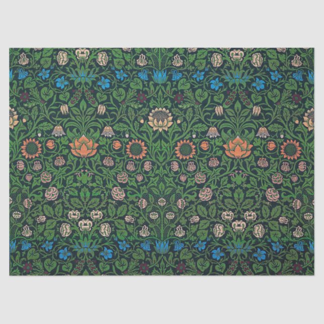 Violet and Columbine, William Morris Tissue Paper (Front)