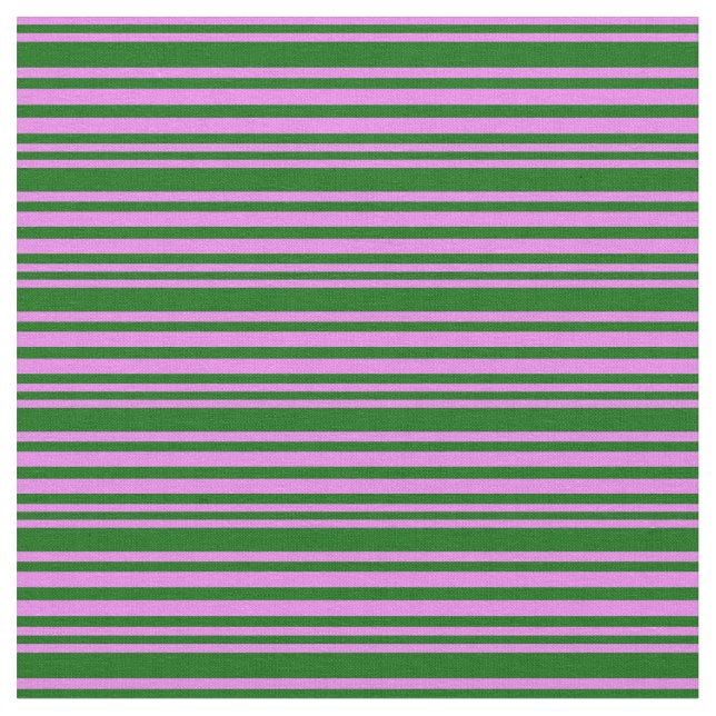 Violet and Dark Green Coloured Pattern Fabric (Close Up)