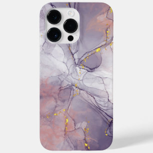 Violet and Gold Marble Case-Mate iPhone 14 Pro Max Case