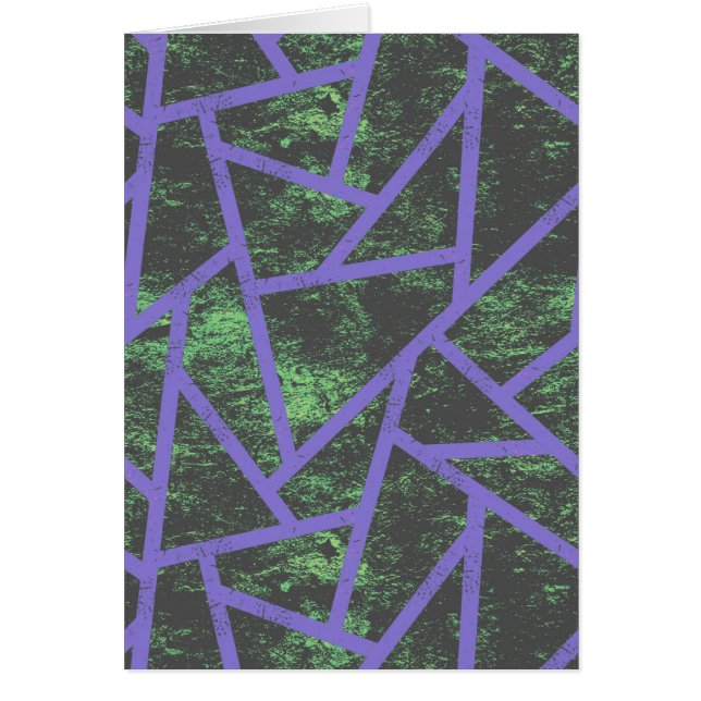 Violet and green mosaic pattern (Front)