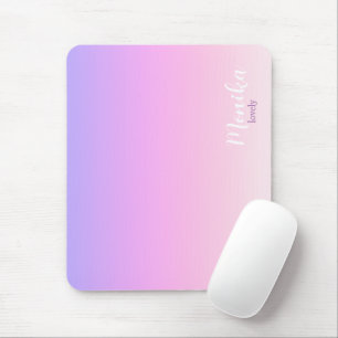 Violet and pink ombre design iPad air cover Mouse Pad
