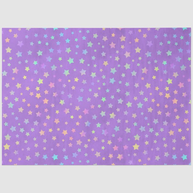 Violet and Rainbows Series Design 20 Tissue Paper (Front)