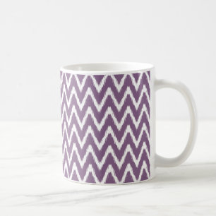 Violet Asian Moods Ikat Chevrons Coffee Mug