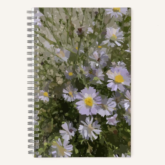 Violet Asters Notebook (Front)