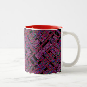 Violet Aurora Stained Glass Mug