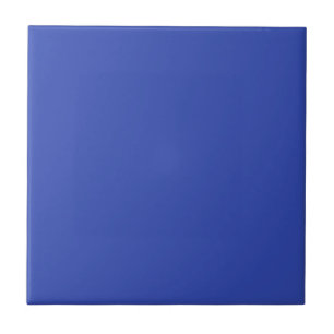 Violet Blue Solid Color Tile
