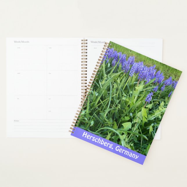 Violet Bluebells Photography - Herschberg, Germany Planner (Display)