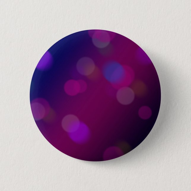 Violet Bokeh 6 Cm Round Badge (Front)