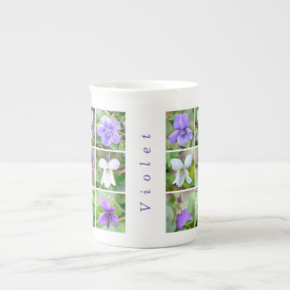 'Violet' Bone China Mug