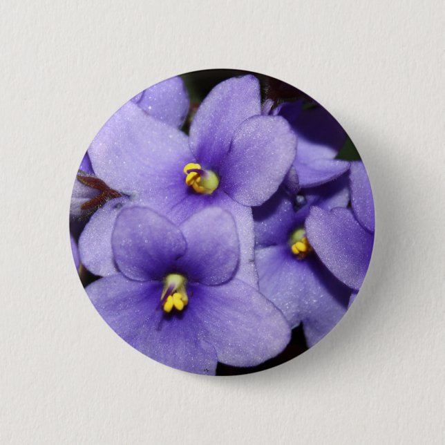 Violet Boquet 6 Cm Round Badge (Front)