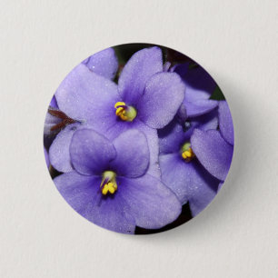 Violet Boquet 6 Cm Round Badge