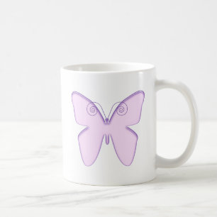 Violet Butterfly Coffee Mug