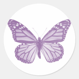 Violet Butterfly Sticker