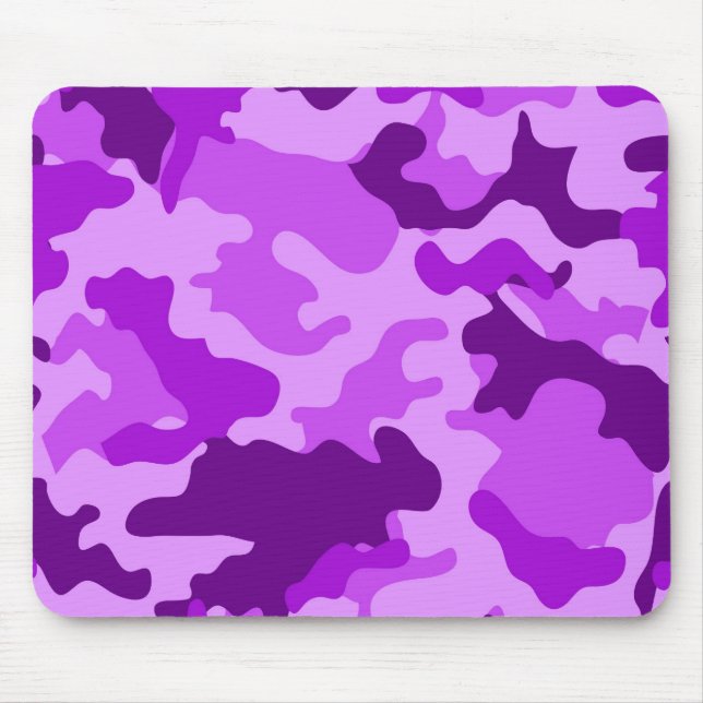 Violet Camo  Mousepad (Front)