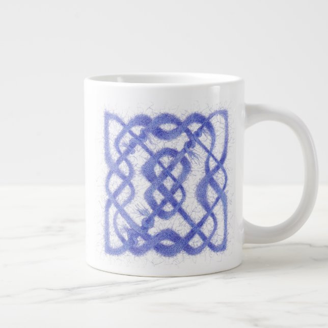 VIOLET CELTIC KNOT Big Mug (Right)