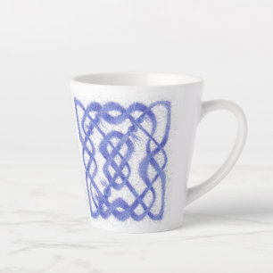 VIOLET CELTIC KNOT Latte Mug