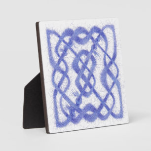 VIOLET CELTIC KNOT Wooden Plaque 