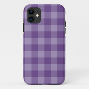 Violet checkered background iPhone 11 case