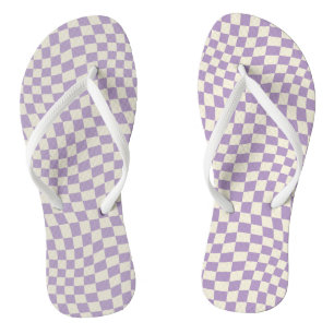 Violet checks thongs