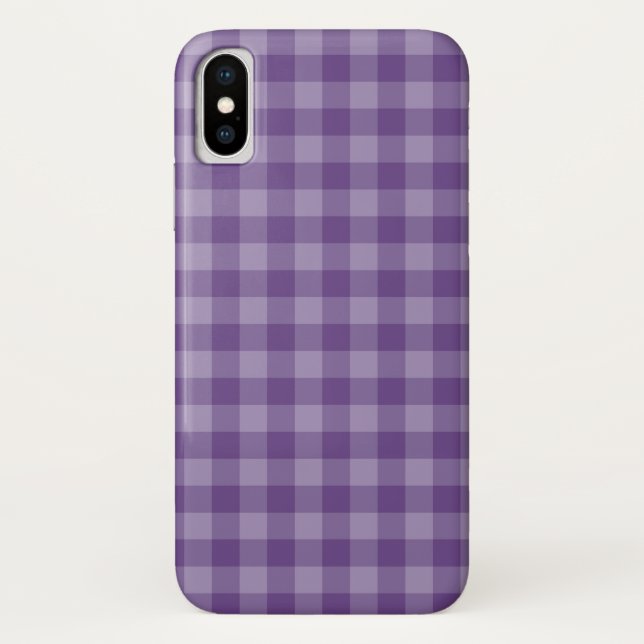 Violet chequered background Case-Mate iPhone case (Back)