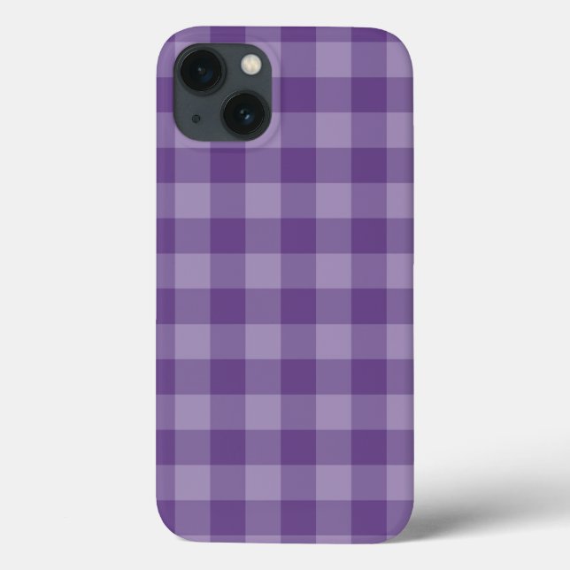Violet chequered background Case-Mate iPhone case (Back)