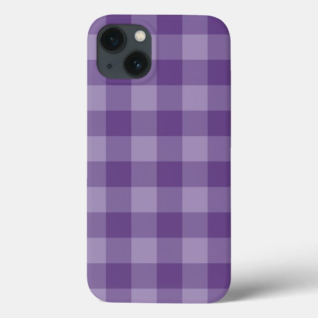 Violet chequered background Case-Mate iPhone case (Back)