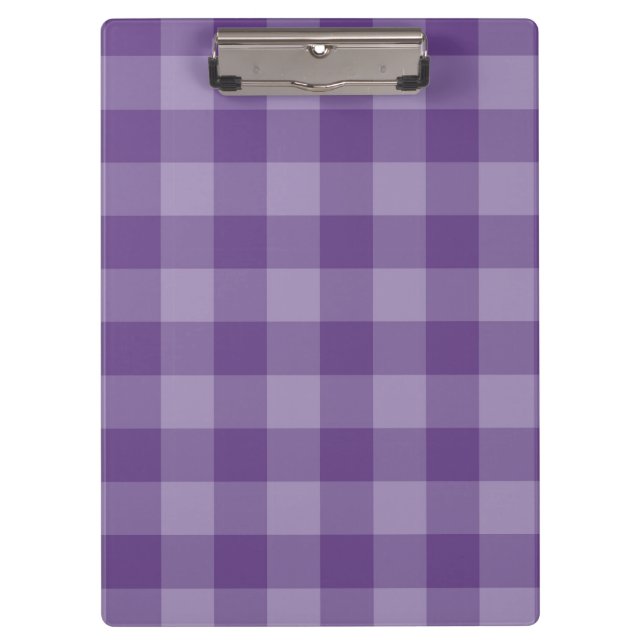 Violet chequered background clipboard (Front)