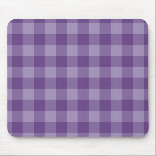 Violet chequered background mouse pad
