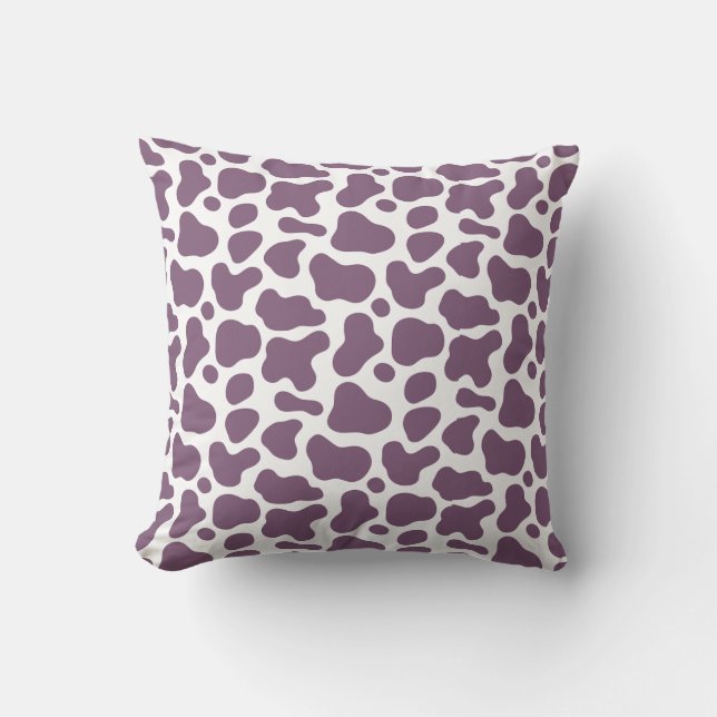 Violet Cow Cushion (Front)