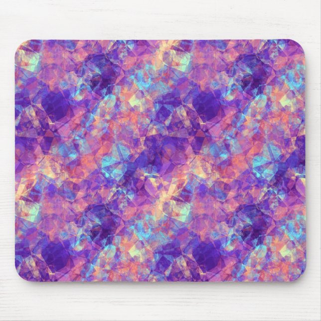 Violet Crumpled Texture Mouse Pad (Front)