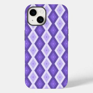 Violet diamond pattern  Case-Mate iPhone 14 case