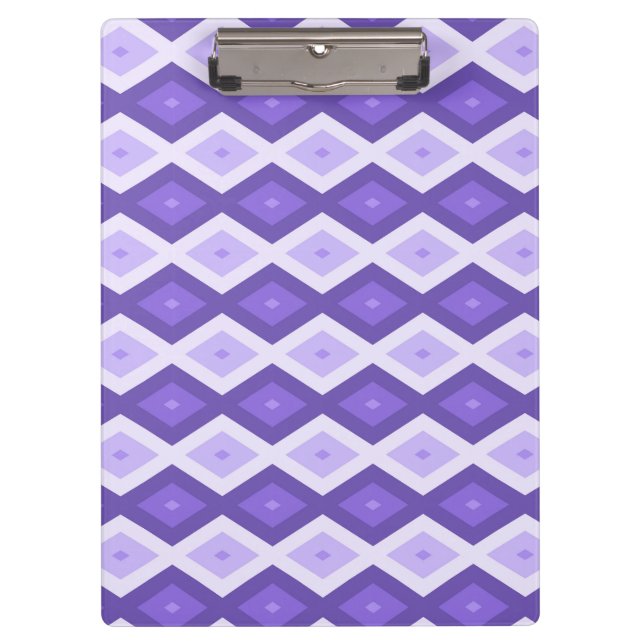 Violet diamond pattern clipboard (Front)