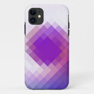 Violet diamond seamless graphic iPhone 11 case