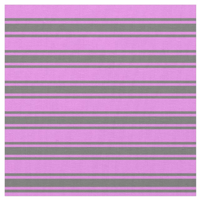 Violet & Dim Grey Lines Pattern Fabric (Close Up)