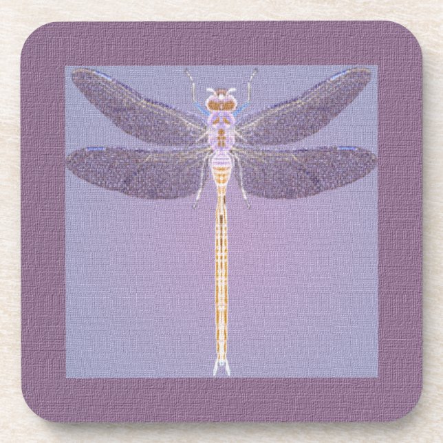 Violet Dragonfly Coaster (Front)