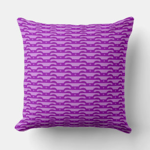 Violet Dreams-Dark & Light Purple Throw Pillow