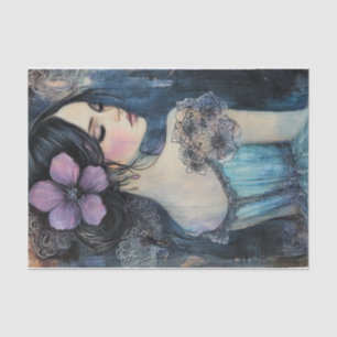 Violet Dreams Watercolor  Tissue Paper