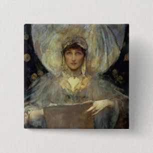 Violet, Duchess of Rutland 15 Cm Square Badge