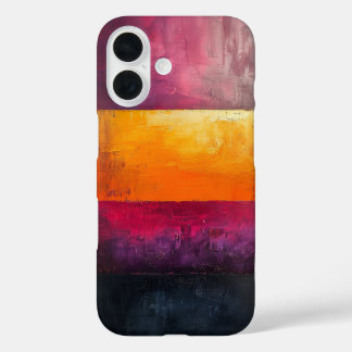 Violet Ember Fields iPhone 16 Case