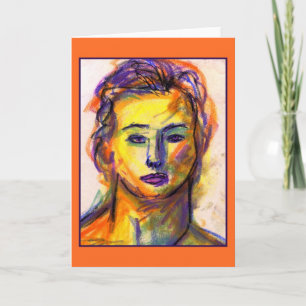 Violet Eyes Greeting Card