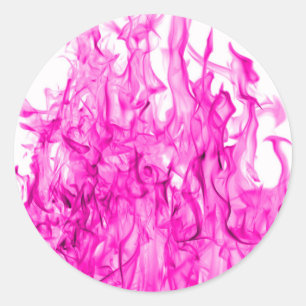 Violet flame and violet fire gifts from St Germain Classic Round Sticker