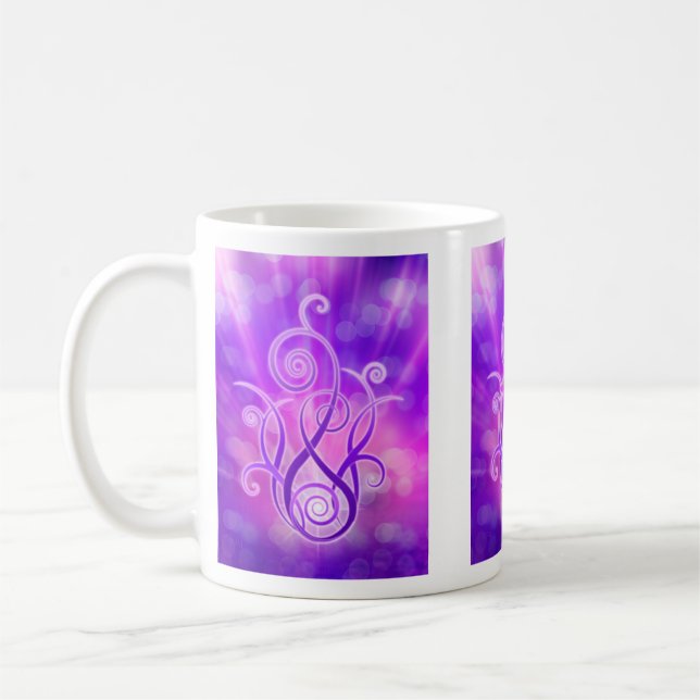 Violet Flame / Violet Fire Coffee Mug (Left)