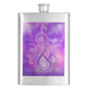 Violet Flame / Violet Fire Hip Flask
