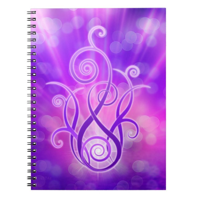 Violet Flame / Violet Fire Notebook (Front)